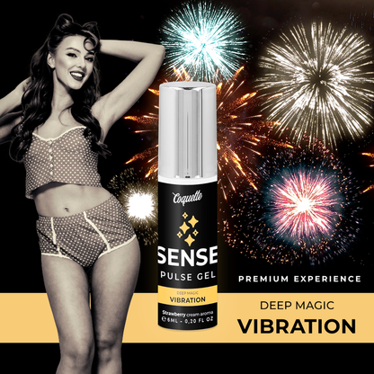 COQUETTE CHIC DESIRE - GEL LÍQUIDO PREMIUM FRESA VIBRATING PULSE 6ML