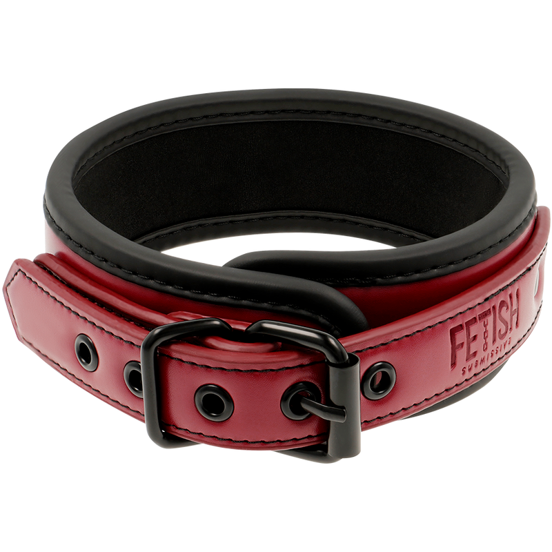 FETISH SUBMISSIVE DARK ROOM - COLLAR DE CADENA FORRADO EN NEOPRENO