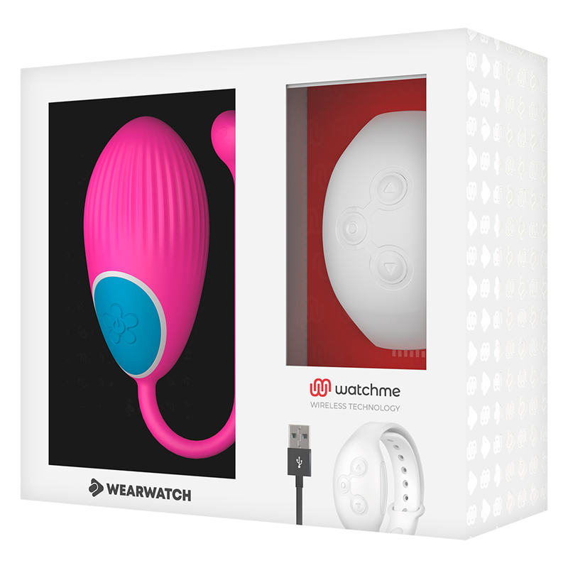 WEARWATCH - TECNOLOGÍA WATCHME HUEVO CONTROL REMOTO FUCSIA / NIVEO