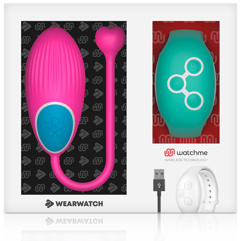WEARWATCH - TECNOLOGÍA WATCHME CONTROL REMOTO HUEVO FUCSIA / AGUA DE MAR