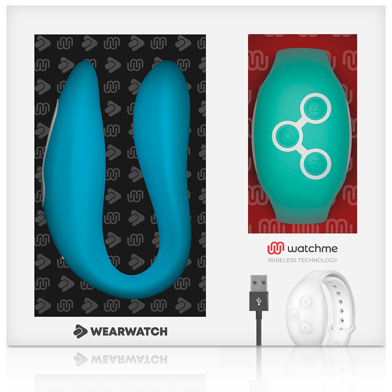 WEARWATCH - WATCHME TECNOLOGÍA DUAL VIBRADOR ÍNDIGO/AGUA DE MAR
