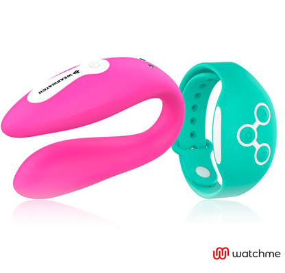 WEARWATCH - WATCHME TECNOLOGÍA DUAL VIBRADOR FUCSIA / AGUA DE MAR