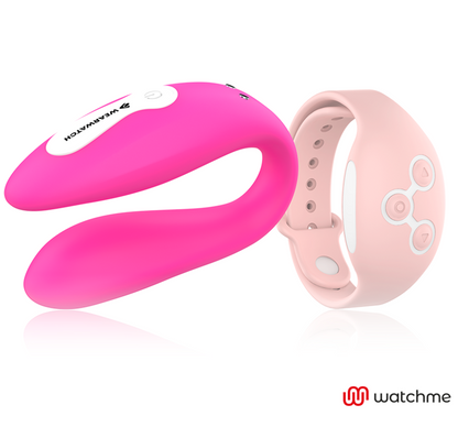 WEARWATCH - WATCHME VIBRADOR DE DOBLE TECNOLOGÍA FUCSIA / ROSA