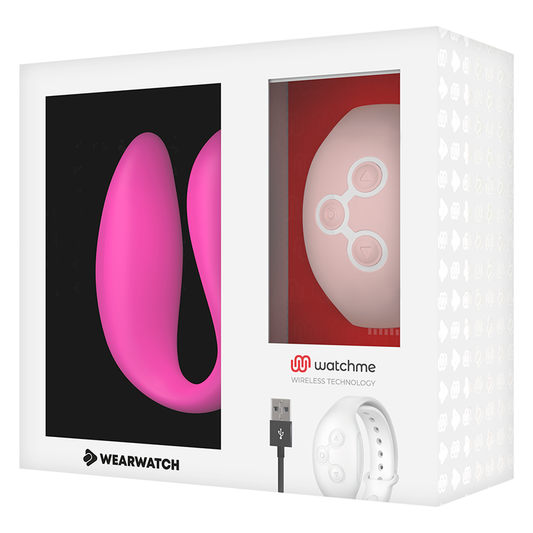 WEARWATCH - WATCHME VIBRADOR DE DOBLE TECNOLOGÍA FUCSIA / ROSA