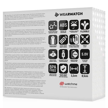 Wearwatch – Watchme Vibrateur Double Technologie Fuchsia / Neige