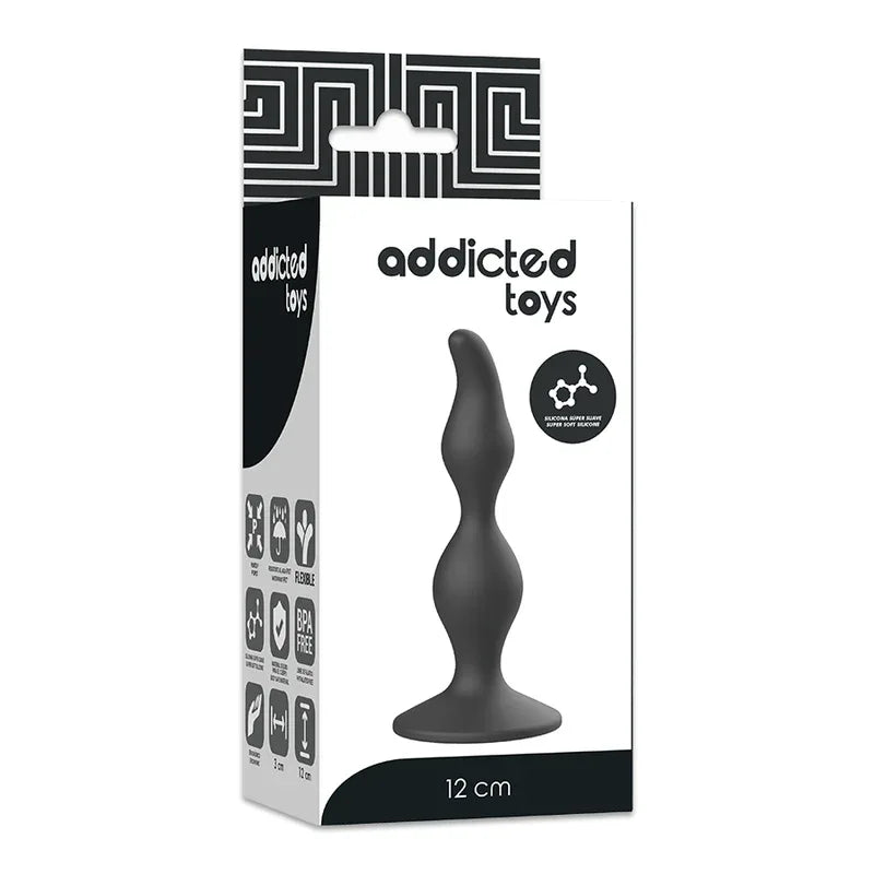 Addicted Toys – Plug Sexuel Anal 12 cm Noir