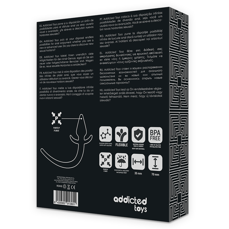 JUGUETES ADICTO - PLUG ANAL DE SILICONA PARA CACHORROS