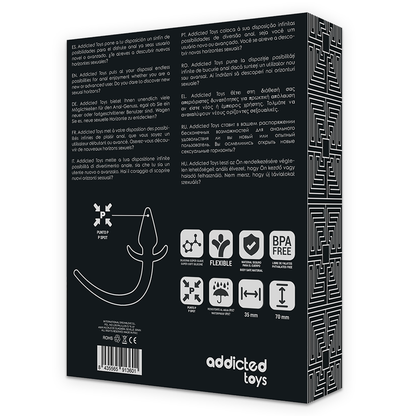 JUGUETES ADICTO - PLUG ANAL DE SILICONA PARA CACHORROS