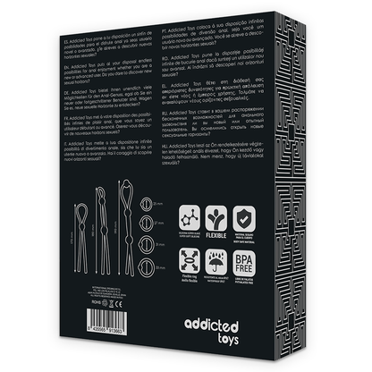 JUGUETES ADICTOS - SET DE 7 ANILLOS DE SILICONA FLEXIBLES PARA EL PENE